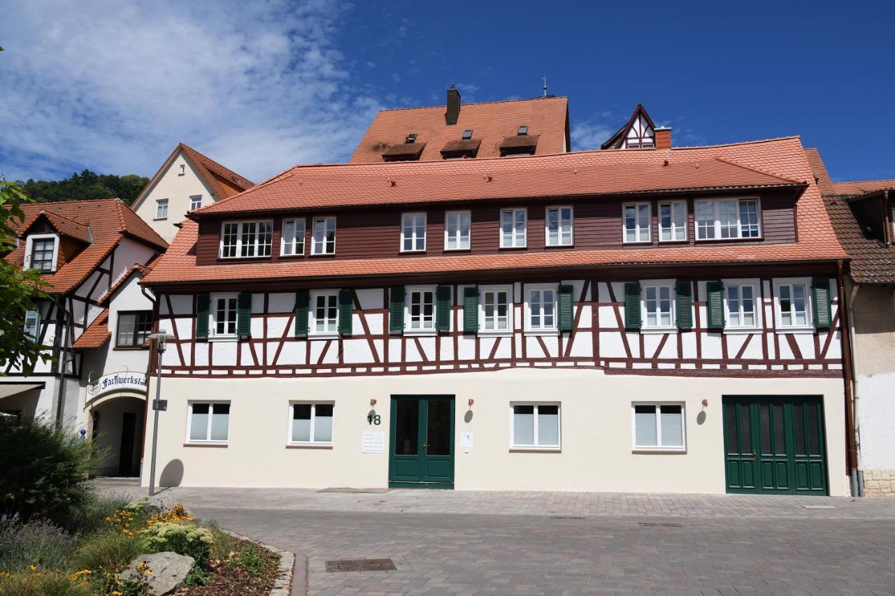 Das Schiefe Haus- Wohnung "Nibelungen" Heppenheim  Eksteriør billede