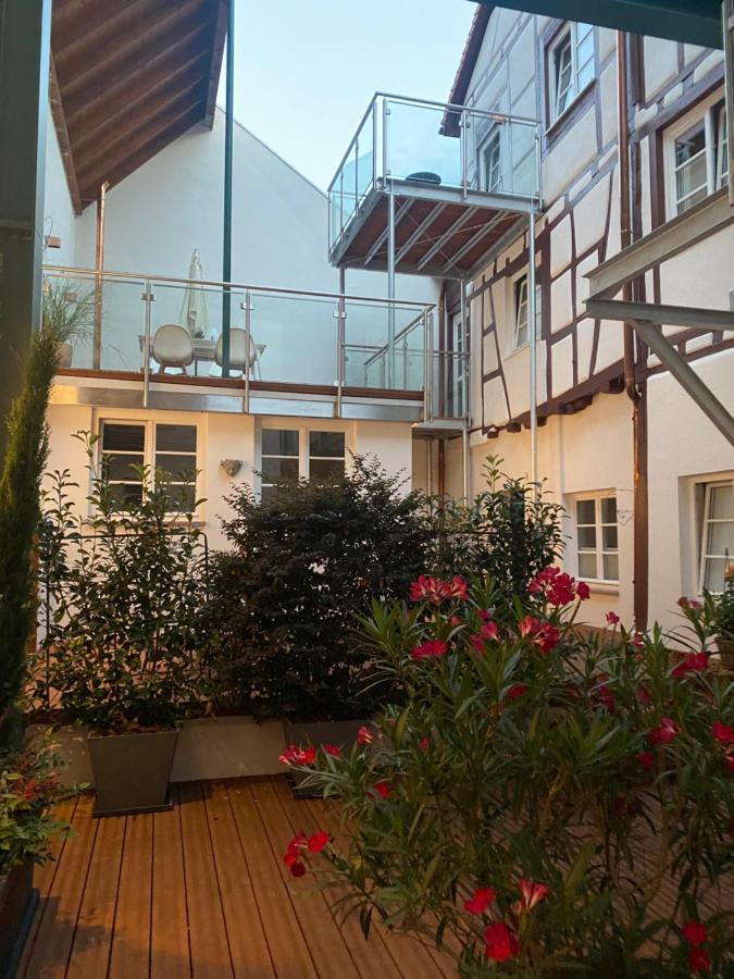 Das Schiefe Haus- Wohnung "Nibelungen" Heppenheim  Eksteriør billede